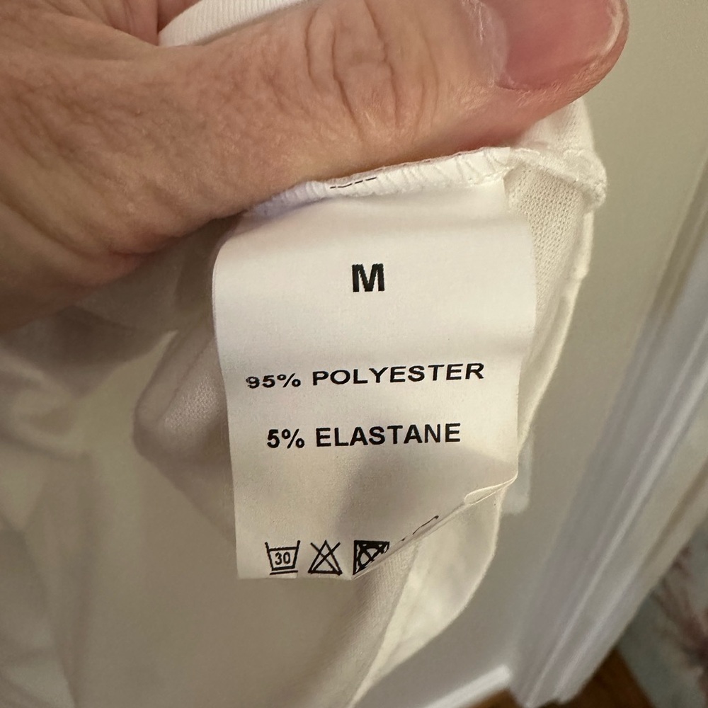 Faith Graphic Long Sleeve Tee Medium White NWOT - Picture 6 of 6